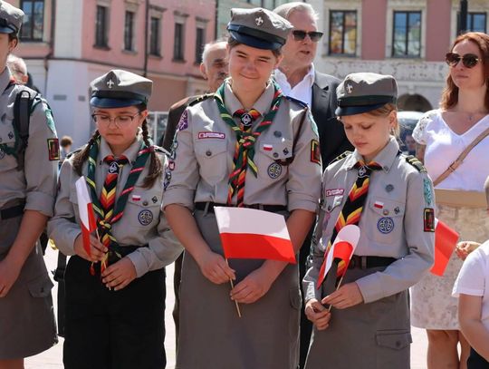 Zamość: Dzień Flagi Rzeczypospolitej Polskiej - galeria zdjeć