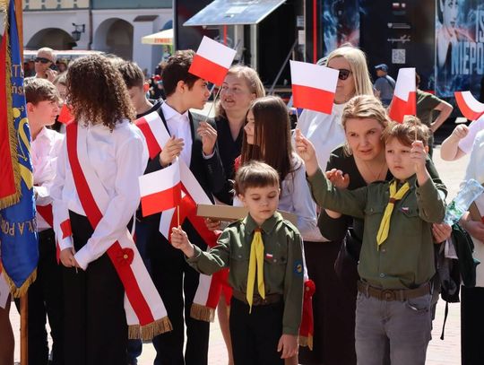 Zamość: Dzień Flagi Rzeczypospolitej Polskiej - galeria zdjeć