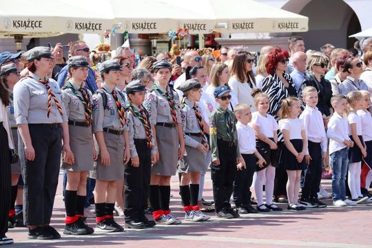 Zamość: Dzień Flagi Rzeczypospolitej Polskiej - galeria zdjeć