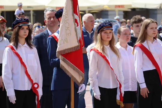 Zamość: Dzień Flagi Rzeczypospolitej Polskiej - galeria zdjeć