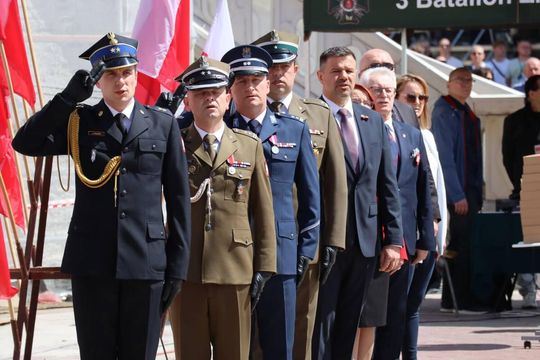 Zamość: Dzień Flagi Rzeczypospolitej Polskiej - galeria zdjeć