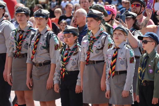 Zamość: Dzień Flagi Rzeczypospolitej Polskiej - galeria zdjeć