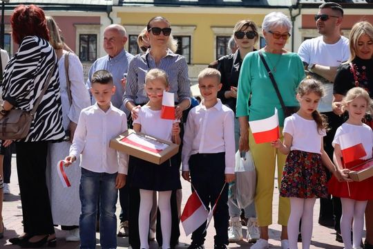 Zamość: Dzień Flagi Rzeczypospolitej Polskiej - galeria zdjeć