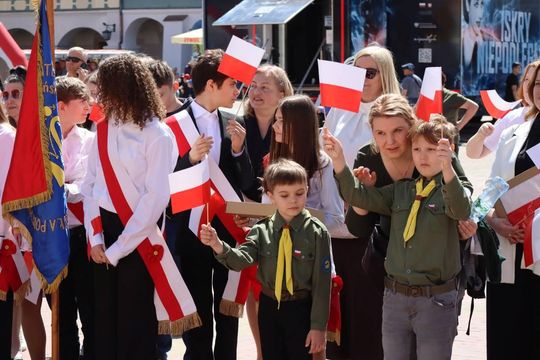 Zamość: Dzień Flagi Rzeczypospolitej Polskiej - galeria zdjeć