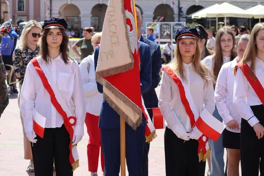 Zamość: Dzień Flagi Rzeczypospolitej Polskiej - galeria zdjeć
