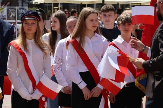 Zamość: Dzień Flagi Rzeczypospolitej Polskiej - galeria zdjeć
