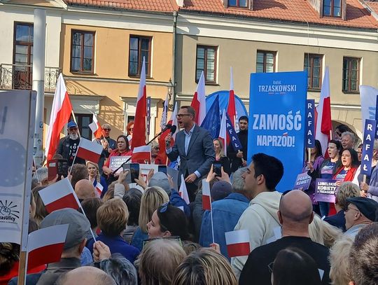 Rafał Trzaskowski w Zamościu - galeria zdjęć