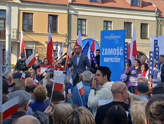 Rafał Trzaskowski w Zamościu - galeria zdjęć