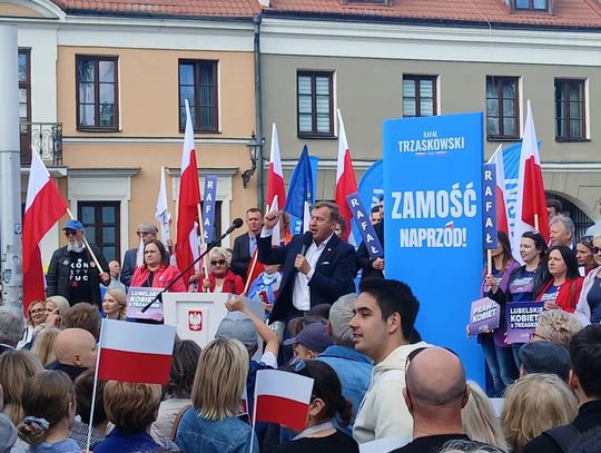 Rafał Trzaskowski w Zamościu - galeria zdjęć