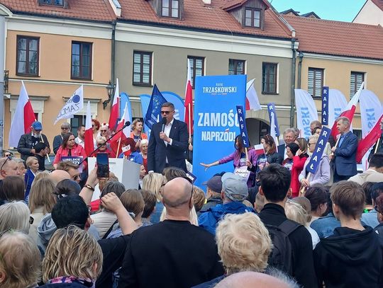 Rafał Trzaskowski w Zamościu - galeria zdjęć