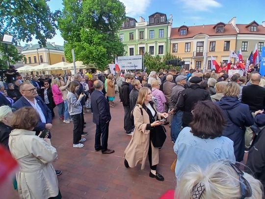 Rafał Trzaskowski w Zamościu - galeria zdjęć