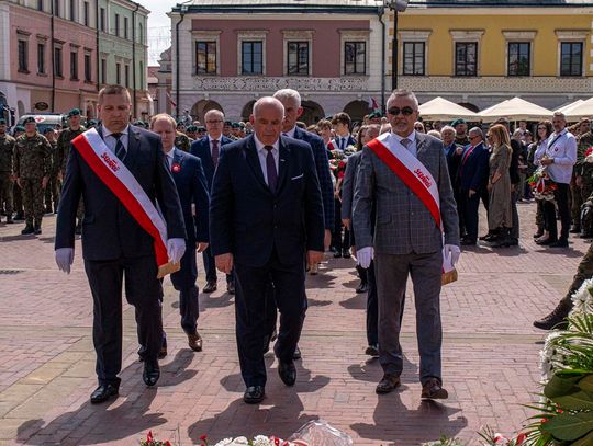 Zamość w rocznicę uchwalenia Konstytucji 3 maja - galeria zdjęć