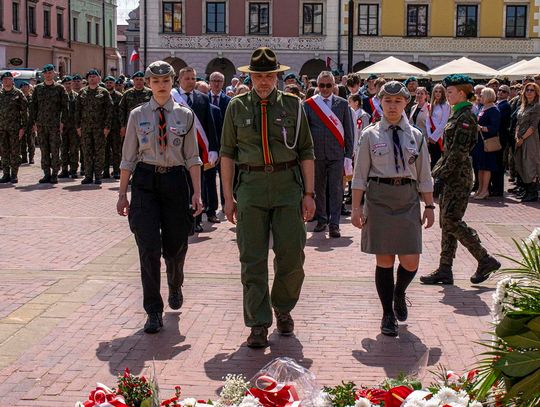 Zamość w rocznicę uchwalenia Konstytucji 3 maja - galeria zdjęć