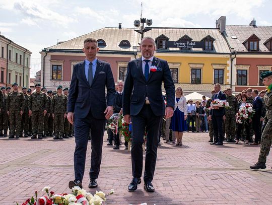 Zamość w rocznicę uchwalenia Konstytucji 3 maja - galeria zdjęć