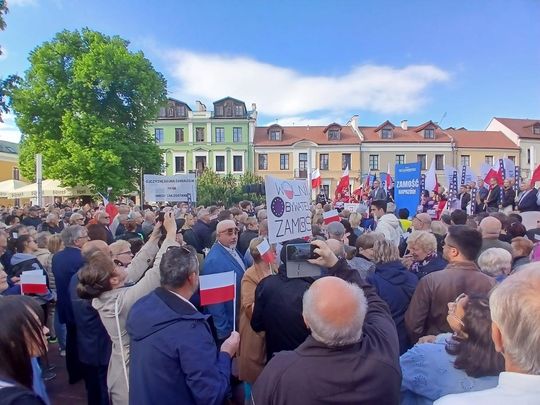 Rafał Trzaskowski w Zamościu - galeria zdjęć