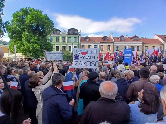 Rafał Trzaskowski w Zamościu - galeria zdjęć
