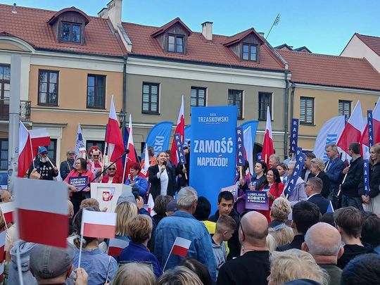 Rafał Trzaskowski w Zamościu - galeria zdjęć