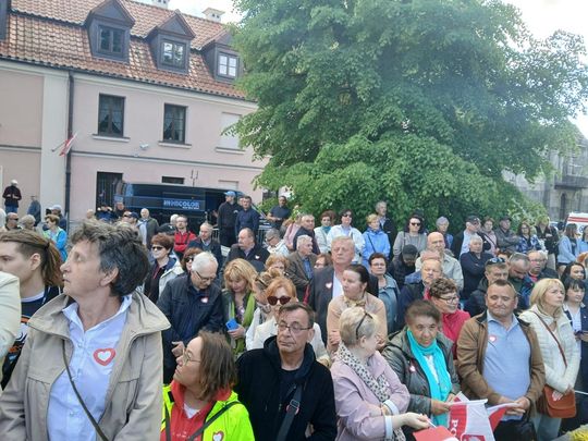 Rafał Trzaskowski w Zamościu - galeria zdjęć