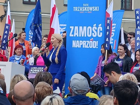 Rafał Trzaskowski w Zamościu - galeria zdjęć