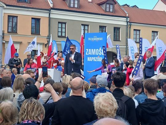 Rafał Trzaskowski w Zamościu - galeria zdjęć