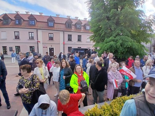 Rafał Trzaskowski w Zamościu - galeria zdjęć