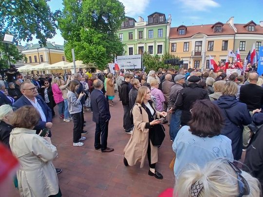 Rafał Trzaskowski w Zamościu - galeria zdjęć
