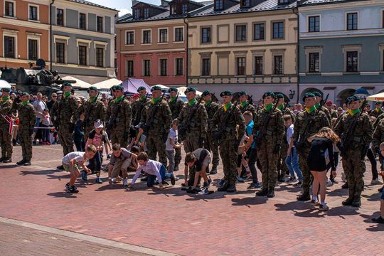 Zamość w rocznicę uchwalenia Konstytucji 3 maja - galeria zdjęć