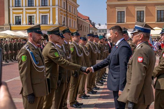 Zamość w rocznicę uchwalenia Konstytucji 3 maja - galeria zdjęć