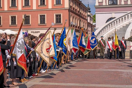 Zamość w rocznicę uchwalenia Konstytucji 3 maja - galeria zdjęć