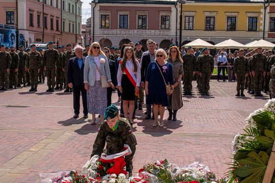 Zamość w rocznicę uchwalenia Konstytucji 3 maja - galeria zdjęć