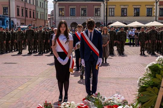 Zamość w rocznicę uchwalenia Konstytucji 3 maja - galeria zdjęć
