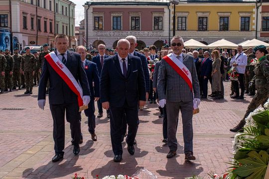Zamość w rocznicę uchwalenia Konstytucji 3 maja - galeria zdjęć