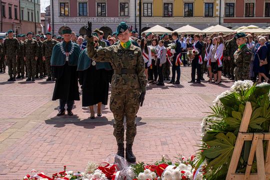 Zamość w rocznicę uchwalenia Konstytucji 3 maja - galeria zdjęć