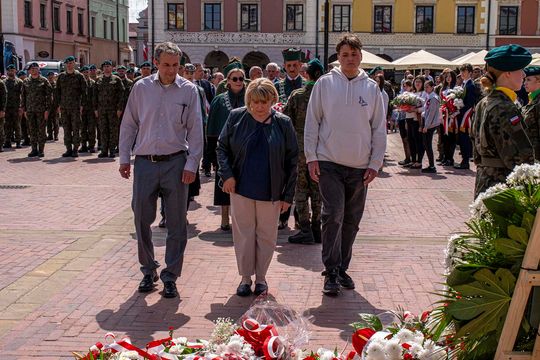 Zamość w rocznicę uchwalenia Konstytucji 3 maja - galeria zdjęć