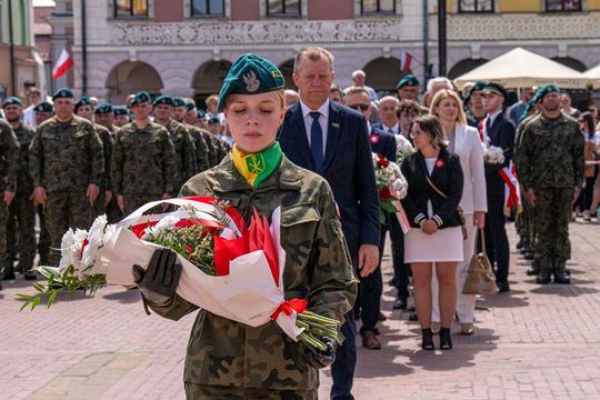 Zamość w rocznicę uchwalenia Konstytucji 3 maja - galeria zdjęć