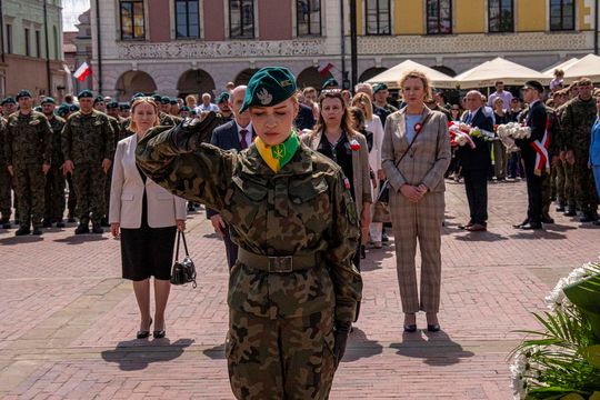 Zamość w rocznicę uchwalenia Konstytucji 3 maja - galeria zdjęć