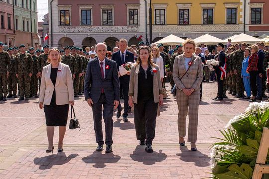 Zamość w rocznicę uchwalenia Konstytucji 3 maja - galeria zdjęć