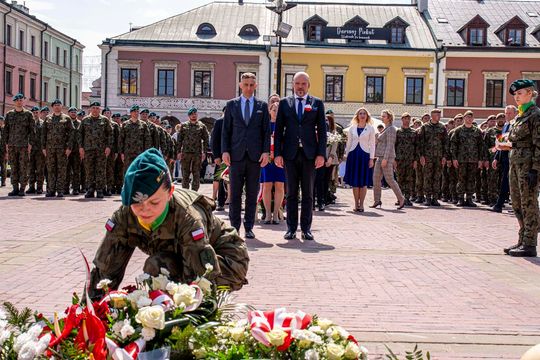 Zamość w rocznicę uchwalenia Konstytucji 3 maja - galeria zdjęć