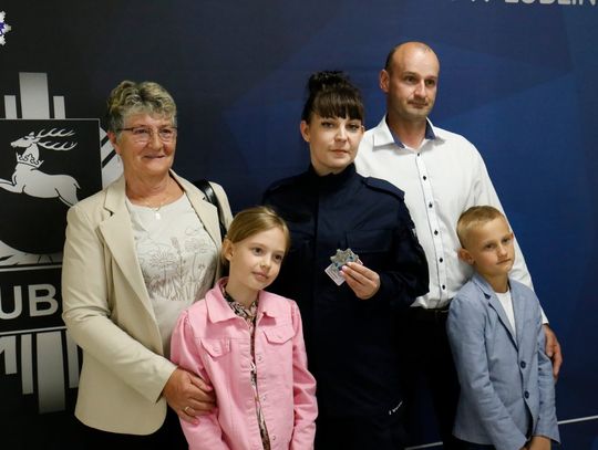 Tomaszów Lub./Zamość: 43 nowych policjantów w Lubelskiej Policji [ZDJĘCIA]