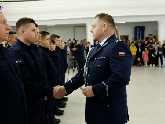Tomaszów Lub./Zamość: 43 nowych policjantów w Lubelskiej Policji [ZDJĘCIA]