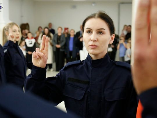 Tomaszów Lub./Zamość: 43 nowych policjantów w Lubelskiej Policji [ZDJĘCIA]