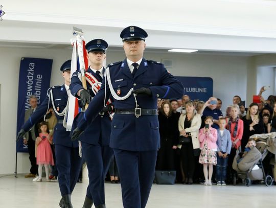 Tomaszów Lub./Zamość: 43 nowych policjantów w Lubelskiej Policji [ZDJĘCIA]