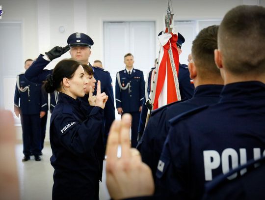 Tomaszów Lub./Zamość: 43 nowych policjantów w Lubelskiej Policji [ZDJĘCIA]