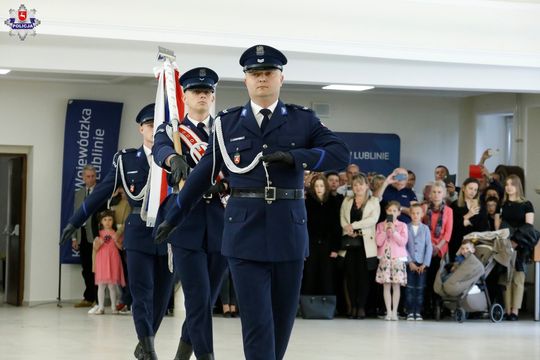 Tomaszów Lub./Zamość: 43 nowych policjantów w Lubelskiej Policji [ZDJĘCIA]