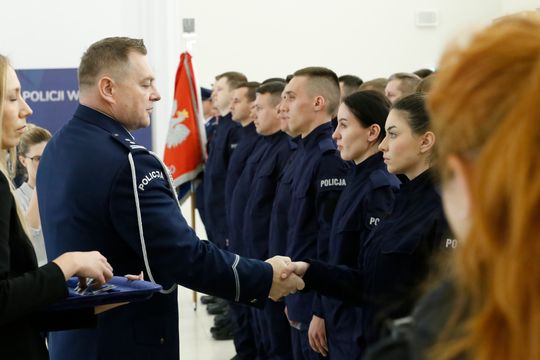 Tomaszów Lub./Zamość: 43 nowych policjantów w Lubelskiej Policji [ZDJĘCIA]