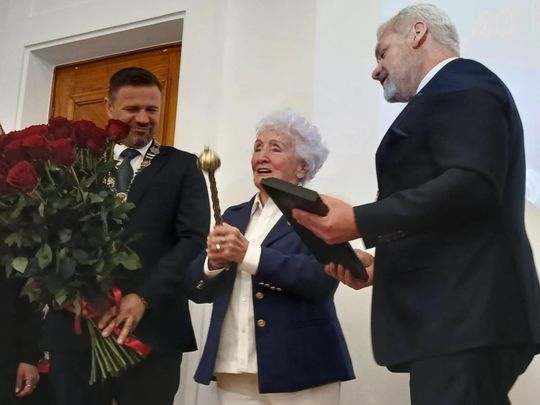 Janina Gąsiorowska Honorowym Obywatelem Miasta Zamość [ZDJĘCIA]