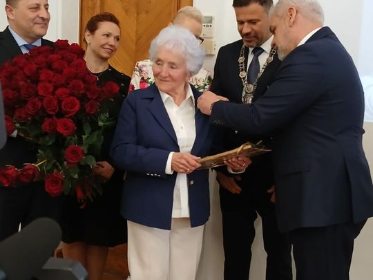 Janina Gąsiorowska Honorowym Obywatelem Miasta Zamość [ZDJĘCIA]