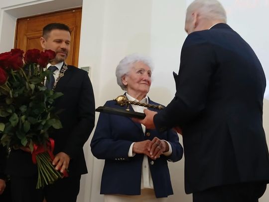 Janina Gąsiorowska Honorowym Obywatelem Miasta Zamość [ZDJĘCIA]