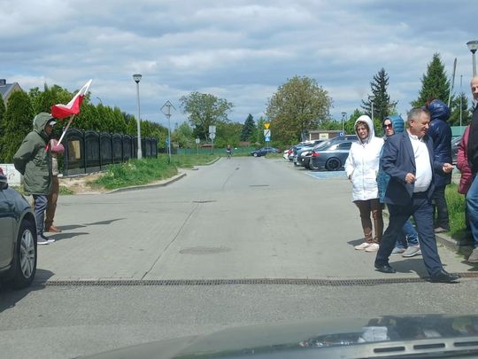 Zamość: Protest mieszkańców ul. Św. Brata Alberta [ZDJĘCIA]