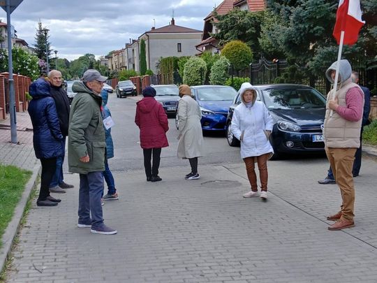Zamość: Protest mieszkańców ul. Św. Brata Alberta [ZDJĘCIA]